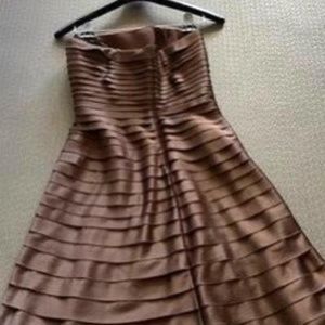 Mocha Brown Short Tear Dress